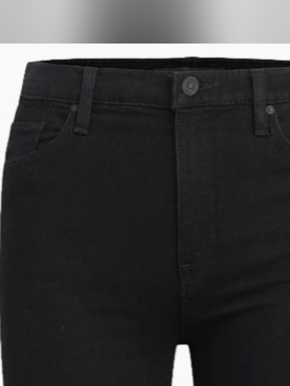 NWT High-Rise Jet Black Bootcut Slim Fit Women's Jeans size 26 Waist 34 Long - Picture 9 of 9